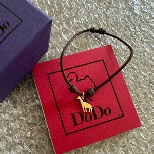 DoDo 18K yellow Gold Giraffe Charm Bracelet